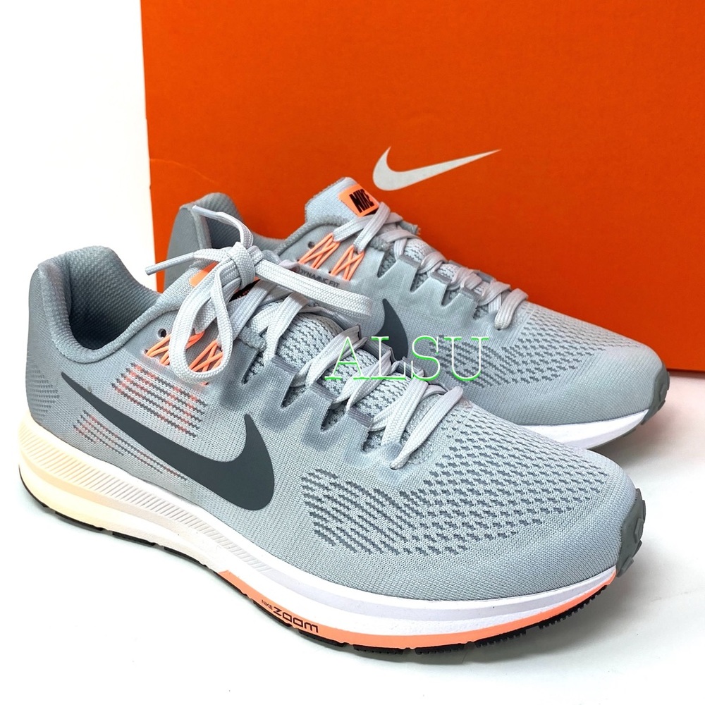 Nike Air Zoom Structure 21 Canvas Wolf Grey Women - Picture 6 of 12